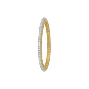 Elegant Diamond Bangles (3.30 Ct) , 18Kt Gold (24.340 Gram) 