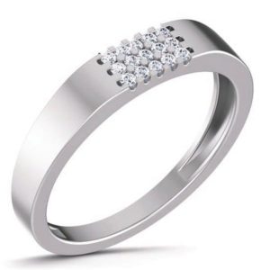 Diamond Ring (0.20 Ct) In 18Kt Gold (4.260 Gram) For Men