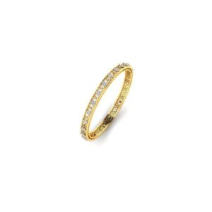 Elegant Diamond Bangles (2.20 Ct) , 18Kt Gold (23.560 Gram) 