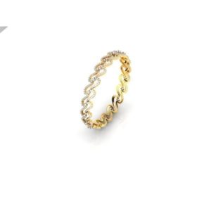 Elegant Diamond Bangles (4.57 Ct) In 18Kt Gold (20.090 Gram)