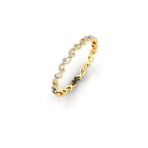 Diamond Bangles (3.36 Ct) In 18Kt Gold (17.320 Gram) 