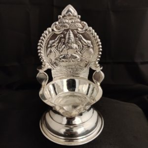 Silver Kamakshi Lamp (41 Gms) in 925 Silver