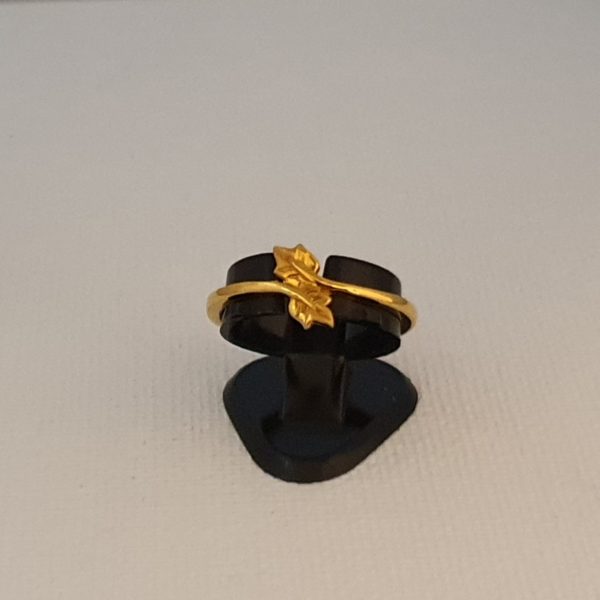 22Kt Plain Gold Lightweight  Ring (2.140 Grams) for Women