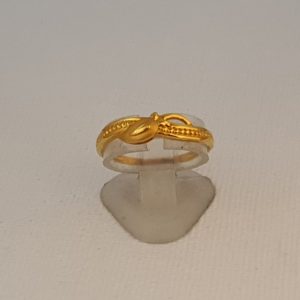 22Kt Plain Gold Lightweight  Ring (2.080 Grams) for Women