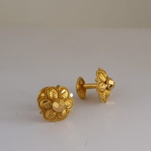 Plain Gold Earrings (1.780 Grams)/ Ear Studs