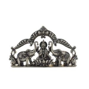 Buy Online Goddess Gajalakshmi Silver Idols in 925 Silver