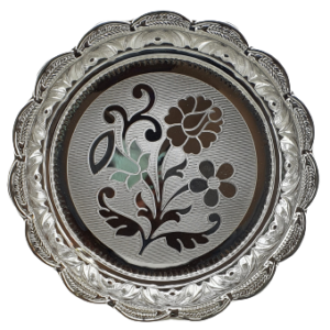 Handcrafted Silver Pooja Plate (216 gms)