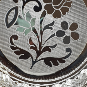 Handcrafted Silver Pooja Plate (216 gms)