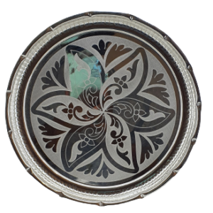 Silver Pooja & Tambool Plate ( 303 Gms )