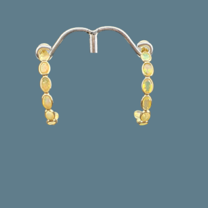 Opal Gemstone Earrings In 18K Gold |Push Back Screw