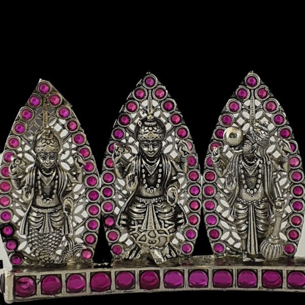 925 Silver Dashavatar Idols With Antique Finish and  Stones
