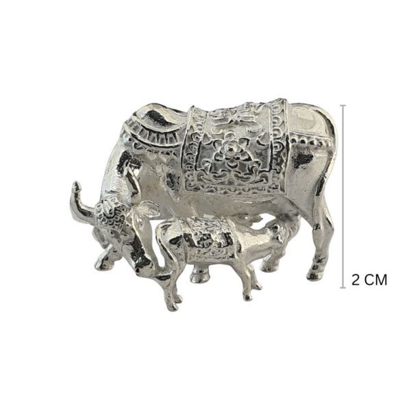 Sterling Silver Kamadhenu Idol (21.500gms)