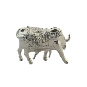 Sterling Silver Kamadhenu Idol (21.500gms)