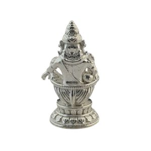 925 Handcrafted Sterling Silver Lord Ayyappa Idol (14gms)