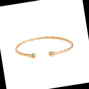 22K Plain Gold Bracelet