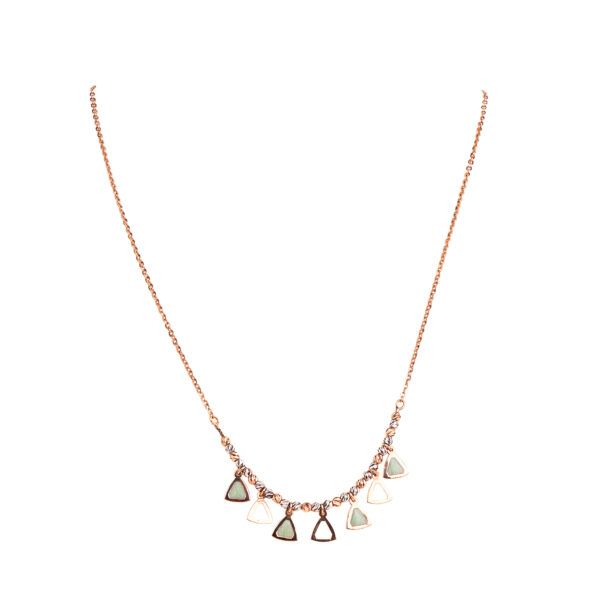 Elegant Rose Gold Necklace in 18K Gold