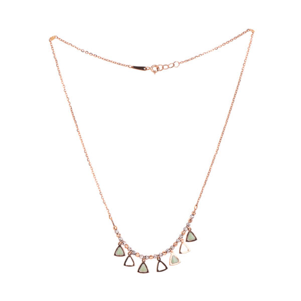 Elegant Rose Gold Necklace in 18K Gold