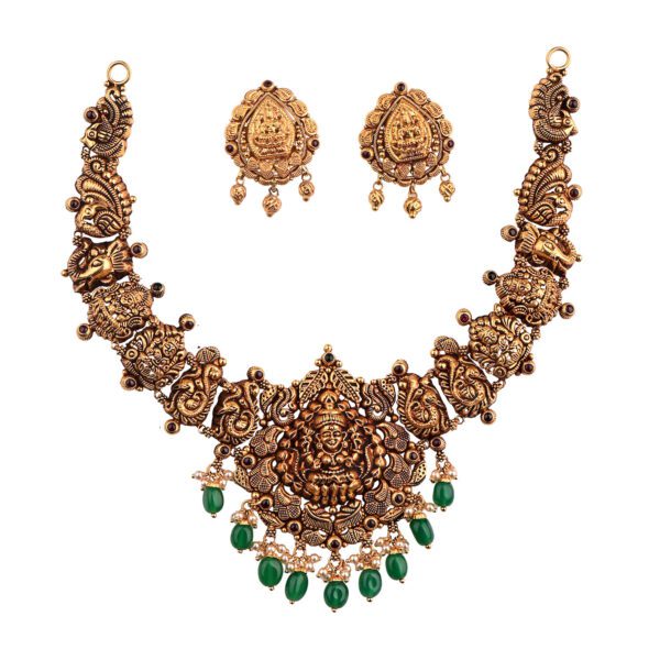 22K Gold Traditional Antique Necklace and Tops