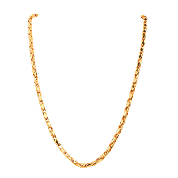 22K Plain Gold Chain