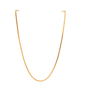 22K Plain Gold Chain