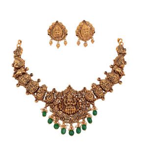 22K Gold Traditional Antique Necklace and Tops