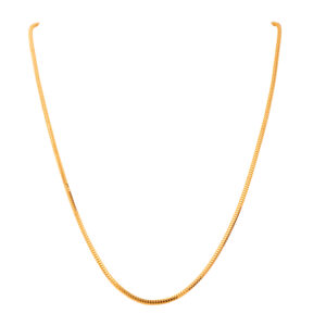 22K Plain Gold Chain