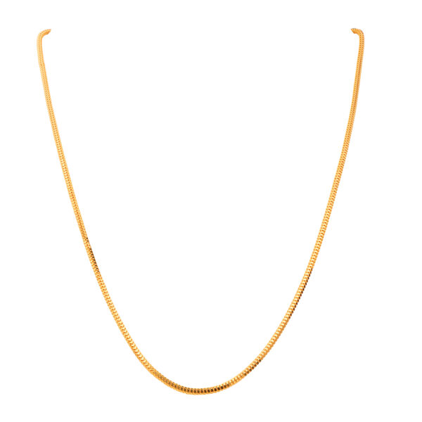 22K Plain Gold Chain