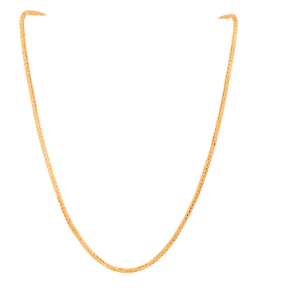 22K Plain Gold Chain