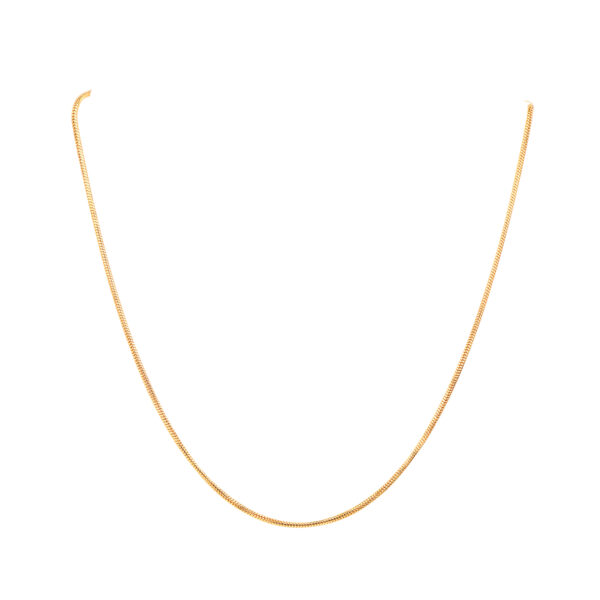 22K Plain Gold Chain