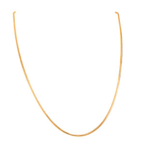 22K Plain Gold Chain