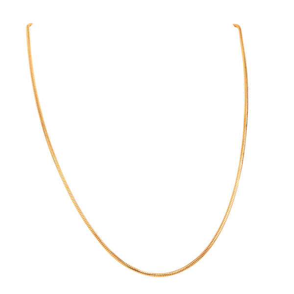 22K Plain Gold Chain