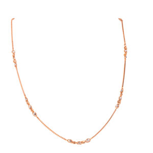 18K Rose Gold Chain