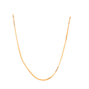 22K Plain Gold Round Snake Chain