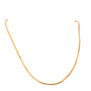 22K Gold Round Snake Chain