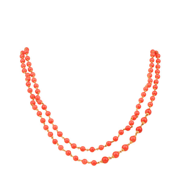 22K Double Row Coral Chain