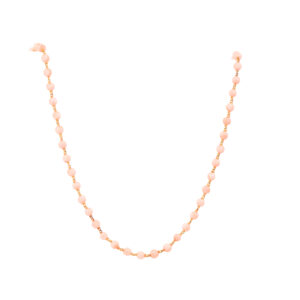 22K Pink Coral Gold Chain