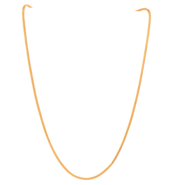 22K Plain Gold Chain