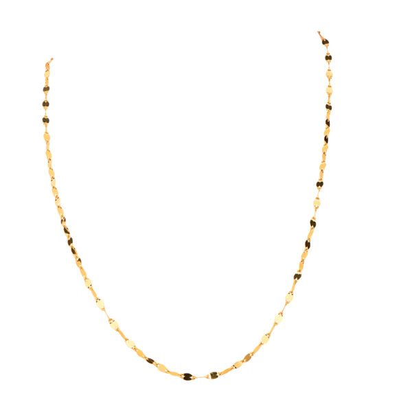 22K Plain Gold Chain