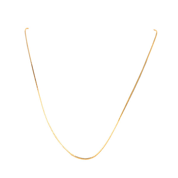 22K Plain Gold Chain