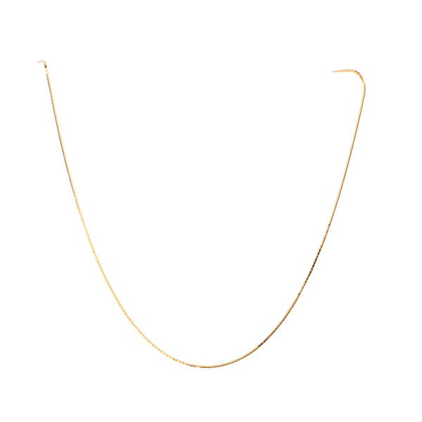 22K Plain Gold Chain