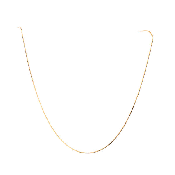 22K Plain Gold Chain