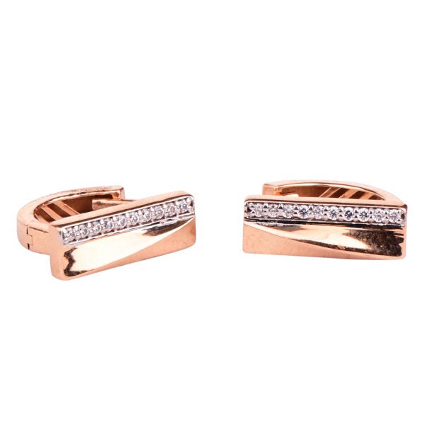 18K Gold Bali with Zircons