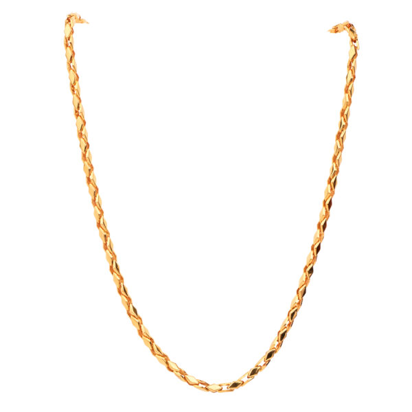 22K Plain Gold Chain