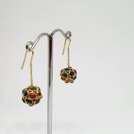 Multicolor Sapphire Gemstone Earrings | Hoops In 18K Gold