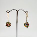 Multicolor Sapphire Gemstone Earrings | Hoops In 18K Gold