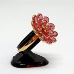 Ruby Ring In 18Kt Yellow Gold (3.450 Grams)