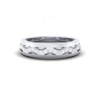 18K White Gold Ring with Diamonds (0.31 Ct) for Women