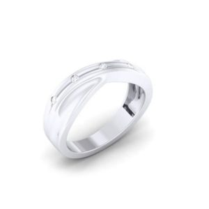Women's Diamond Ring in 18K White Gold (4.580 gram)