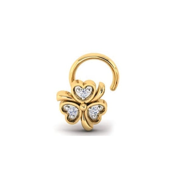 Buy 18KT Diamond Nose Pin VNP-067 Online from Vaibhav Jewellers