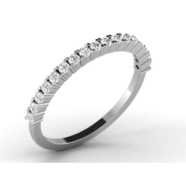 Diamond Ring (0.34 Ct) in 18Kt Gold (1.530 gram) for Women